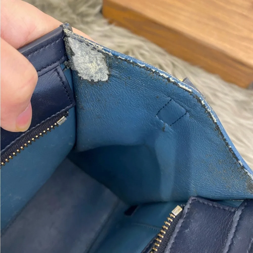 Celine Nano Tri-color Calfskin Leather Luggage - Picture 10 of 12